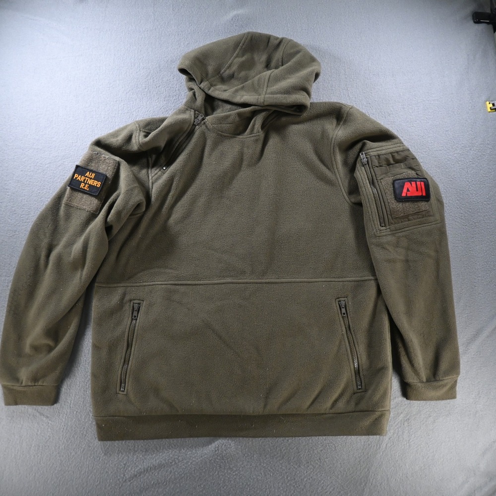 Free Soldier Mens Tactical Fleece Pullover Hoodie XL Olive Green